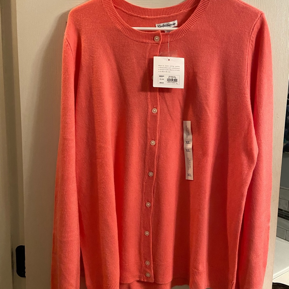 Croft & Barrow button down sweater